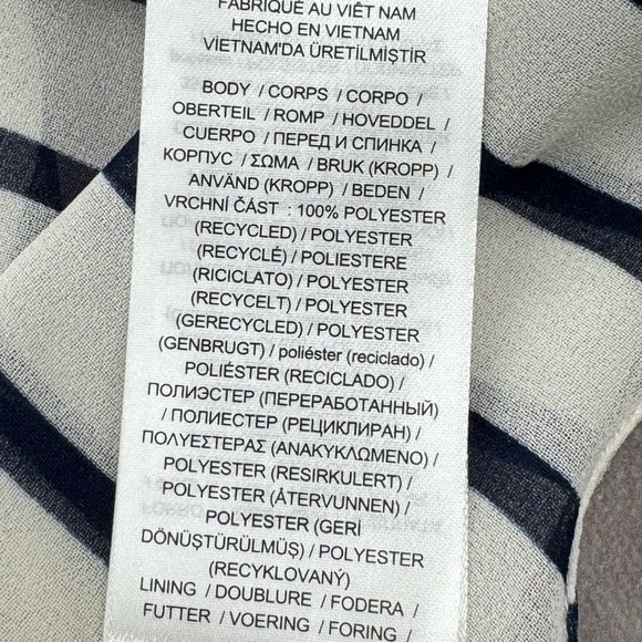 LAUREN Ralph Lauren Striped Ruffle-Trim Chiffon Blouse - Picture 10 of 10